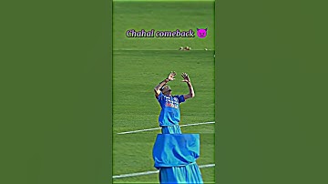 Yuzi Chahal comeback #shorts #cricket #shortsfeed