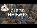12 lb Thru Hiking Gear List & Review