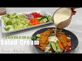 How To Make Hienz Style Salad Cream At Home | Hienz Style Salad Cream Recipe From Scratch