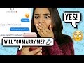 Pranking my BOYFRIEND with “Marry Me” by Jason Derulo LYRICS!