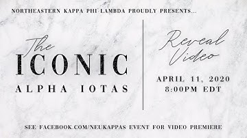 Spring 2020 | Alpha Iota Class Reveal