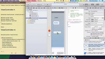 Xcode 4.5.1- Fading Labels, Buttons, TextFields... In or Out