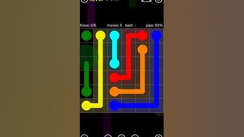 Flow Free Play Through - Regular Pack - 5x5 Level 26 through 6x6 Level 4