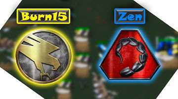 C&C Remastered | Burn15 (GDI) vs Zen (Nod) - The No Refinery Strategy!