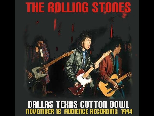 The Rolling Stones Live Full Concert Cotton Bowl, Dallas, 18 November 1994  (+ video fragments) - YouTube