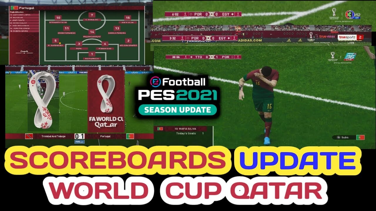PES 2021 New Scoreboard FIFA World Cup QATAR 2022 YouTube pes-2021-new-scoreboard-fifa-world-cup-qatar-2022-youtube