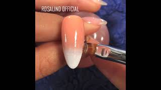 : How to create gel BABY BOOMER nail step by step tutorial?