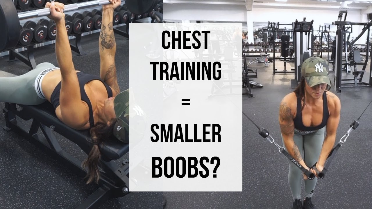 Smaller Boobs By Training Chest? Chest  Triceps Workout!