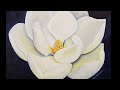 Magnolia Blossom Acrylic Painting LIVE Instruction