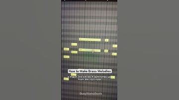 How to Make Brass Melodies #musictheory #flstudio