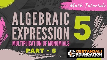 Algebraic Expression | Algebraic Expression Part 5 | Multiplication by Monomials