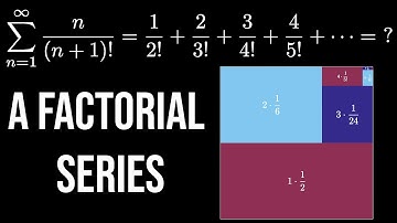 A Factorial Series Geometric Dissection (visual proof)