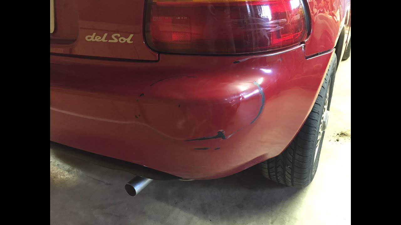 How To Fix Dent in Plastic Bumper YouTube