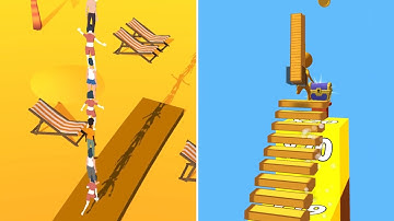 Tower Run Vs Stair Run : All Levels Gameplay Android, iOS NEW UPDATE