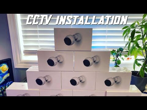 Unifi Protect CCTV installation #shorts