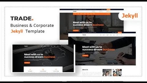 Trade - Corporate and Business Jekyll Template | Themeforest Templates