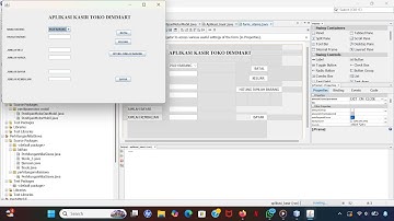 Tutorial Membuat Aplikasi Kasir Sederhana Menggunakan NetBeans IDE 8.2