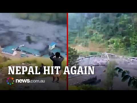 A devastating flash flood has once again swept through a region in Nepal