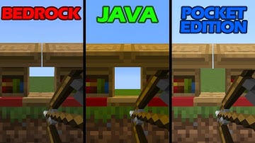 JAVA vs BEDROCK vs POCKET EDITION