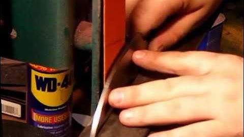 Knife making tutorial part 1