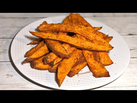 Easy Healthy Southern Sweet Potato Fries Recipe | Cooking from the Garden