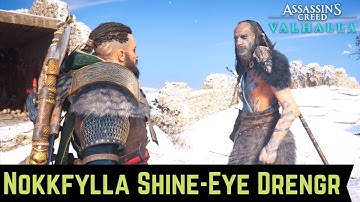 ASSASSINS CREED VALHALLA Gameplay - Nokkfylla Shine-Eye Drengr Fight | The Lost Drengr