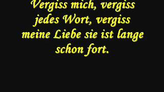 Luttenberger Klug - Vergiss mich (Lyrics) ♥