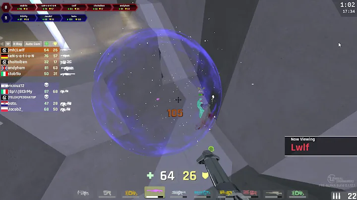 UT4 ELIM - Midair double combo - Deadfall