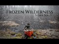 Wild weather on 5day solo spring camping trip 8c