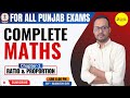 Maths ratio and proportion complete free maths day 14 psssb  punjab examsmanish sir