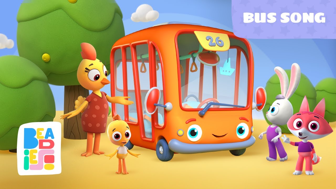 Beadies   Bus Song   Nursery Rhymes  Kids Songs