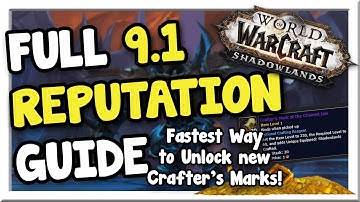 Patch 9.1 Full Reputation Guide! | Unlocking Crafter