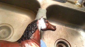 How to strip paint off a breyer horse