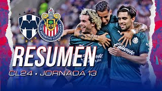 RESUMEN Y GOLES: Chivas le pega al líder invicto en Monterrey | Rayados vs Chivas | Clausura 2024 image