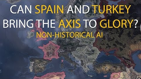 HOI4 Timelapse - What if Spain and Turkey joined the Axis in 1939 in a non-historical world?