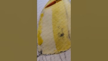 Drawing, But Only Using The Color YELLOW⭐💛🟡 #shorts