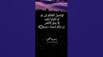 سورة النحل الآية ٥ الى ٩ بصوت الشيخ ماهر المعيقلي #القران_الكريم #القران_الكريم_في_الصباح