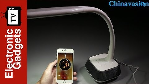 Bluetooth Speaker LED Lamp with Energy Efficient, Flexible Arm