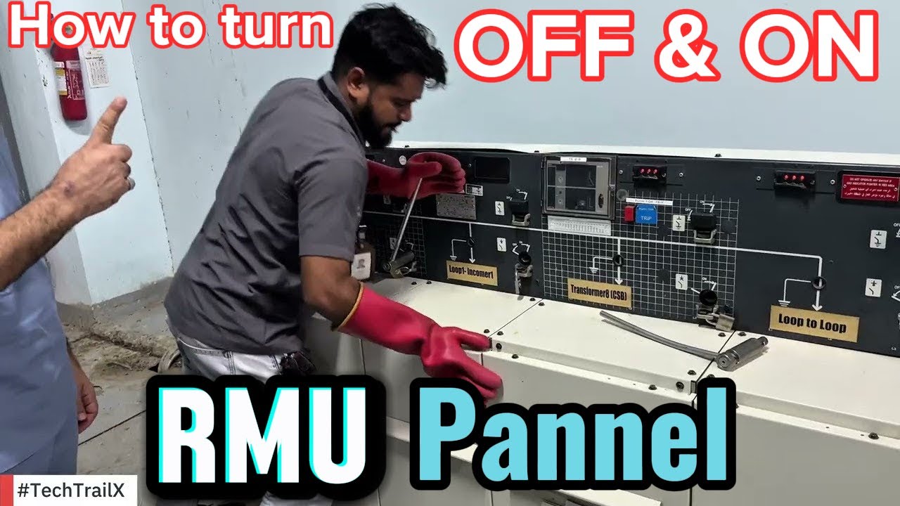 Hvac Rmpu Raul System How to Turn OFF and ON an RMU Panel | Ring Main Unit Operation ...