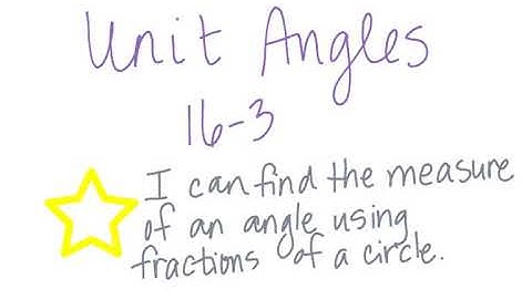 16-3 Unit Angles