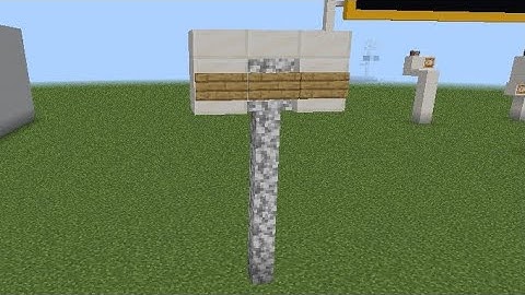 How to build a transit bus stop in Minecraft tutorial