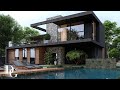 House Tour | Modern House Design | House Plan (15.4 × 8m)