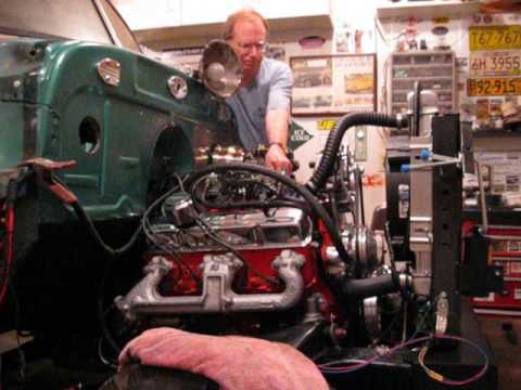 1952 Chevrolet S10 frame swap engine start-up.