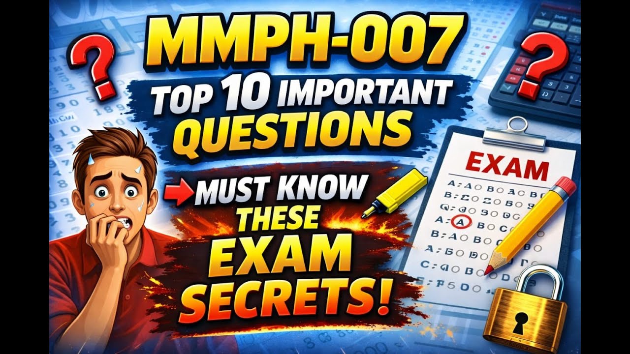 MMPH-007 ||Top-10 imp question || GUARANTEED QUESTIONS || IGNOU || MBAHM || Dec-2025||