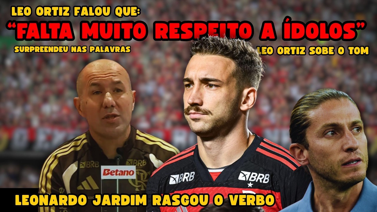 LEO ORTIZ FALOU QUE FALTA... LEONARDO JARDIM RASGOU O VERBO SOBRE ELENCO E AO CLUB
