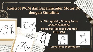 Kontrol PWM dan Pembacaan Encoder Motor DC menggunakan Simulink| PDSK 004 TRO24