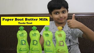 Paper Boat Butter Milk Taste Test and Review Ft. Sparsh Hacks | 4 New Flavors launched by Paper Boat