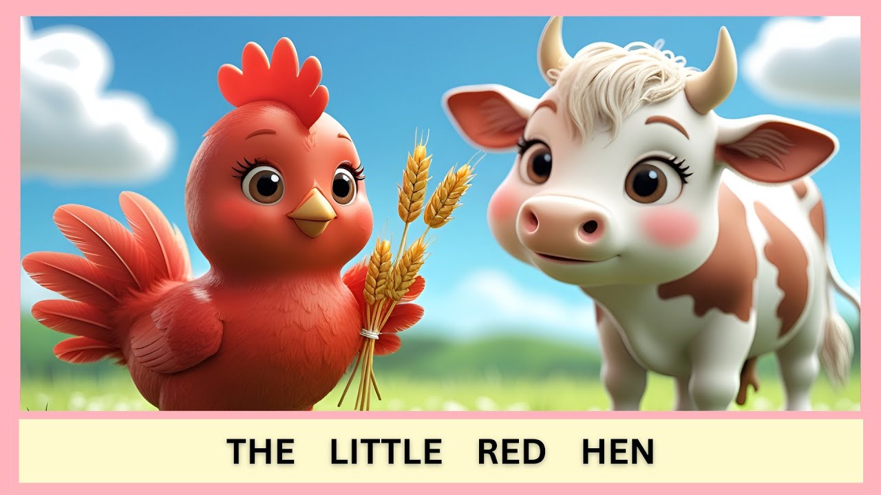 The Little Red Hen | English Moral Story for Kids | Learn with Story ...