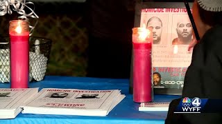 Vigil for 18 year old Cold Case in Greenville
