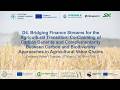 D4. Bridging Finance Streams for the Agricultural Transition | ECFS26